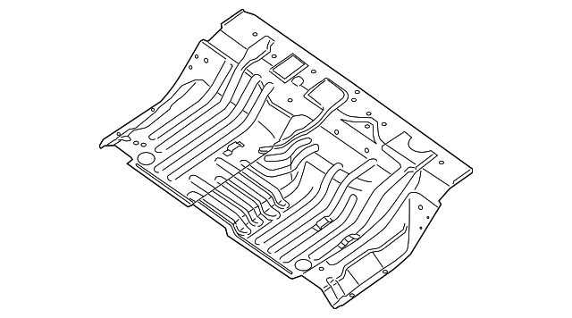 74512-EB030 Деталь REAR FLOOR PAN
