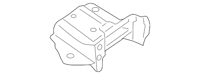 743C6-EA030 Деталь GUSSET, LEFT