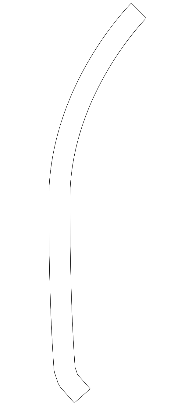 84758-3S000 Деталь LOWER TRIM PANEL PAD, LEFT