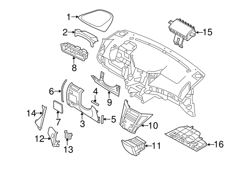 Sonata INSTRUMENT PANEL COMPONENTS