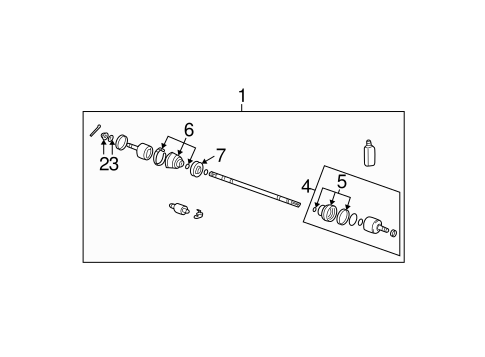 Santa Fe DRIVE AXLES