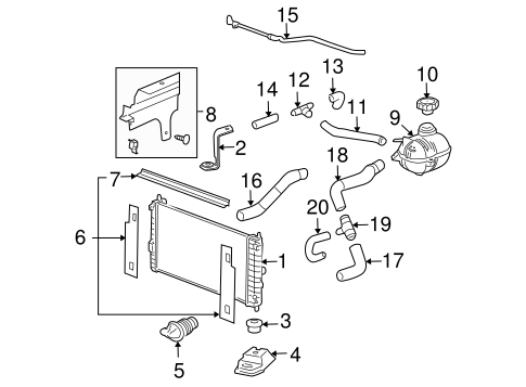 Cobalt RADIATOR & COMPONENTS