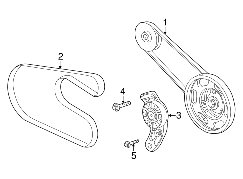 Sebring BELTS & PULLEYS 2