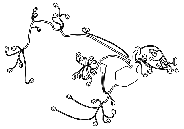 DR62-67-010A Деталь WIRE HARNESS