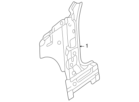 PT Cruiser HINGE PILLAR