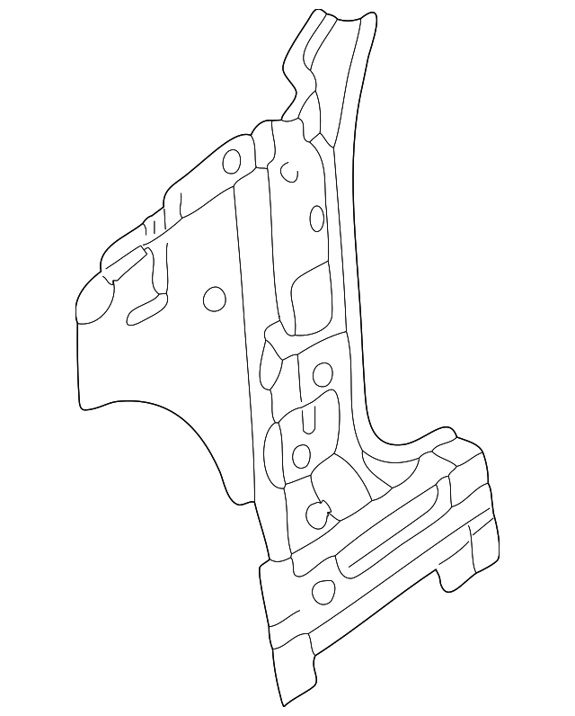 5017539AB Деталь INNER REINF, LEFT