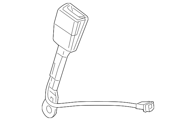 19257611 Деталь BUCKLE, LEFT