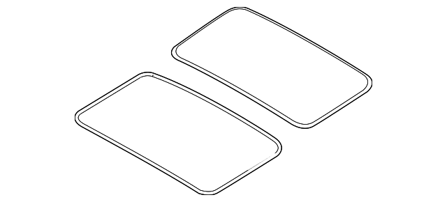81610-1M200 SUNROOF GLASS