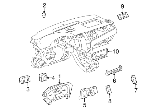 Escalade CLUSTER & SWITCHES