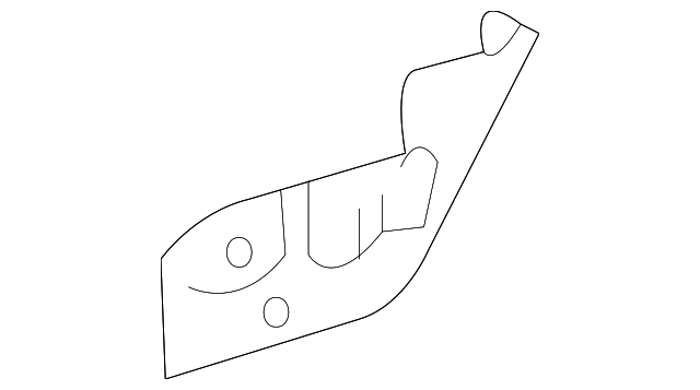 68008730AA Деталь LOWER REINF, LEFT