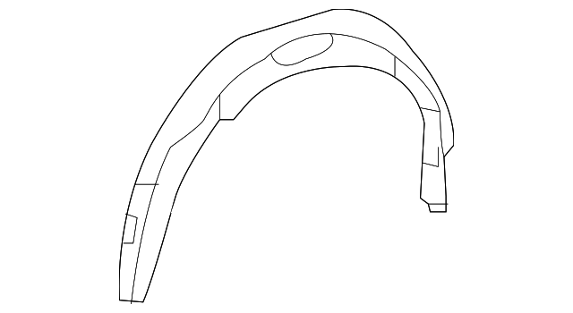 68008765AA Деталь INNER WHEELHOUSE, LEFT
