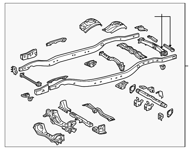 51001-60J21 Деталь FRAME ASSY