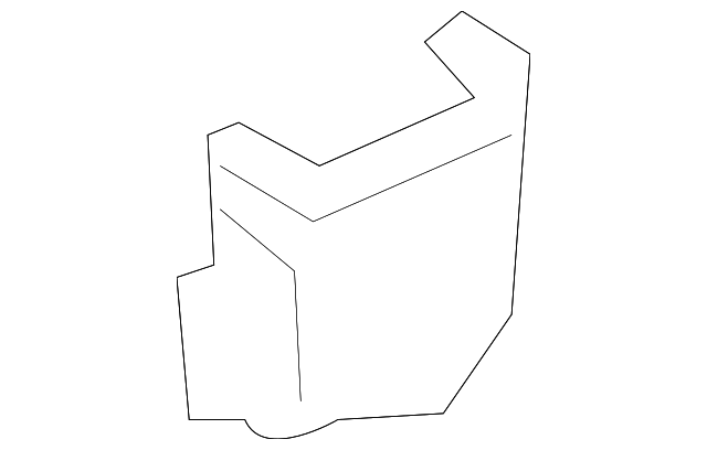 87836-CN006 Деталь RETRACTOR COVER, LEFT
