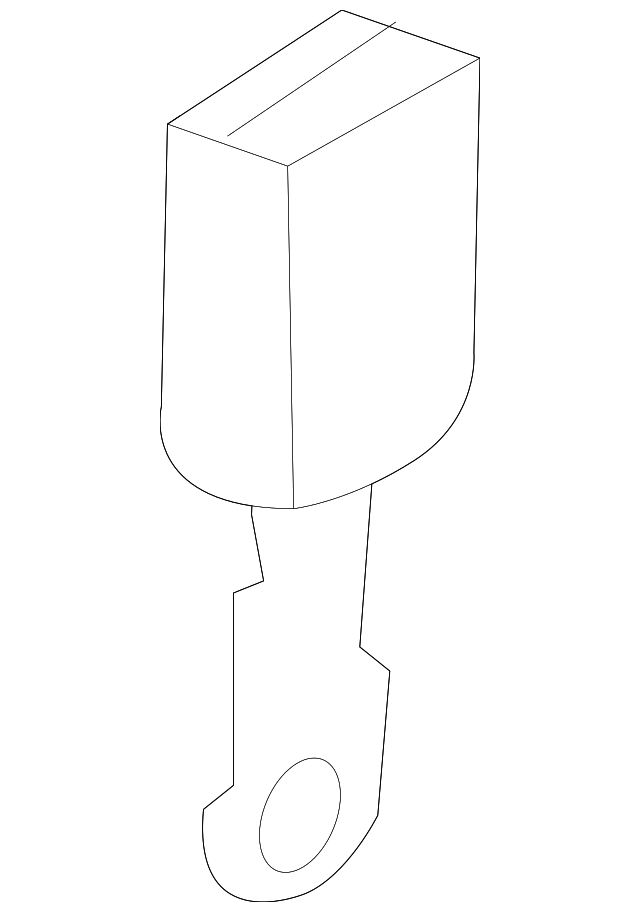 86843-CB60E Деталь BUCKLE, LEFT