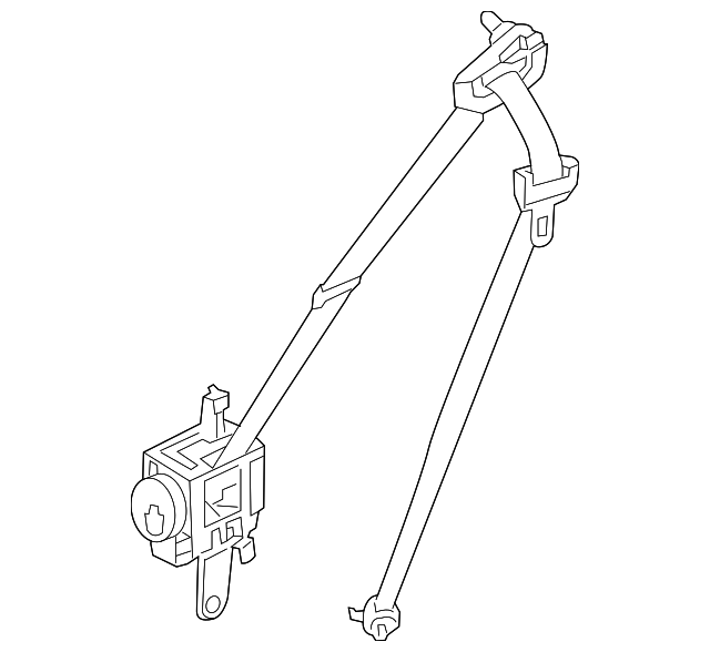 86884-CB60B Деталь BELT & RETRACTOR, RIGHT