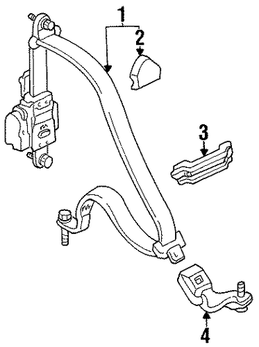 Oasis REAR SEAT BELTS 2