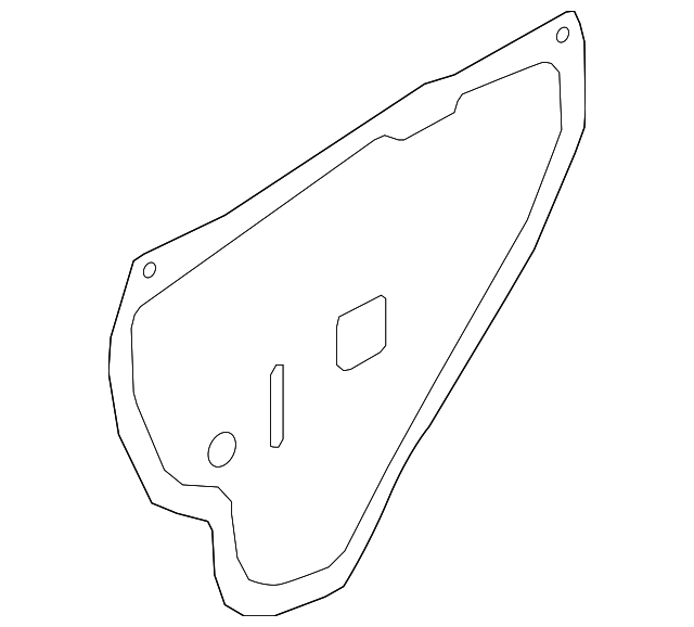 62244AL02A Деталь WATER SHIELD, RIGHT