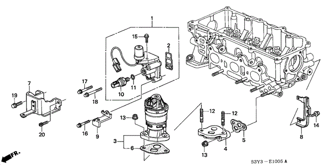 ENGINE/SPOOL VALVE for 2002 Honda INSIGHT #1