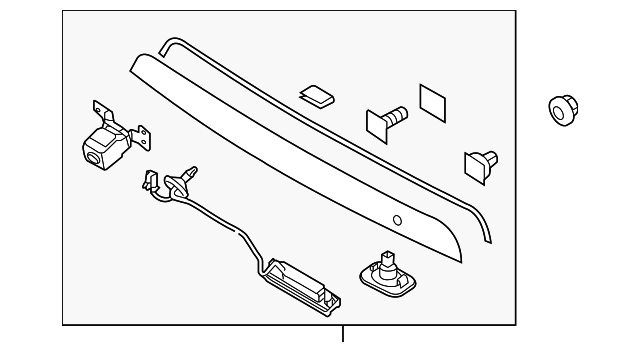87310-1M010 Деталь MOLDING ASSY