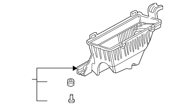 17245-PGE-A00 Деталь CASE SET, AIR CLEANER