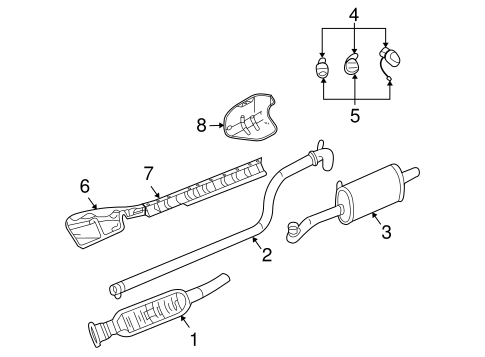 PT Cruiser EXHAUST COMPONENTS