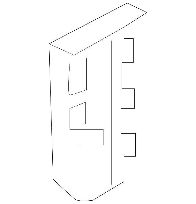 89590-A9030DAA Деталь INNER COVER, LEFT