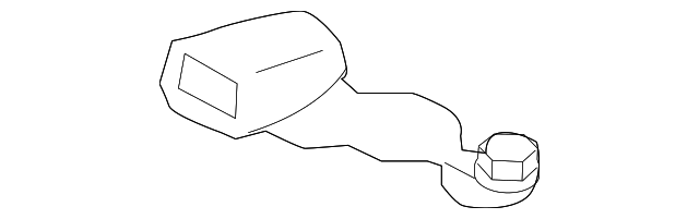 898421LA1A Деталь BUCKLE, RIGHT