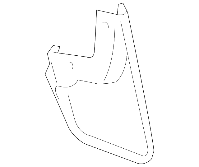 25821137 Деталь MUD GUARD, LEFT