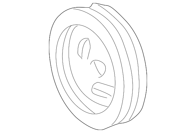 XC2Z6312AA CRNKSHFT PULLEY