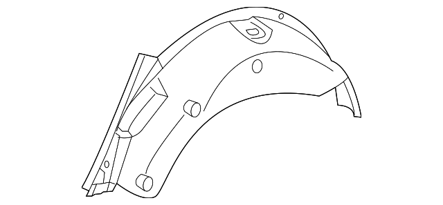 211-637-17-76 Деталь WHEELHOUSE, LEFT