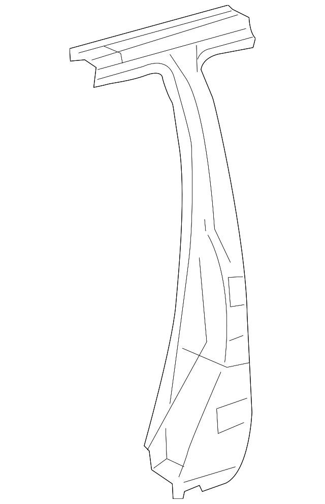 61037-50901 Деталь PILLAR REINF, RIGHT