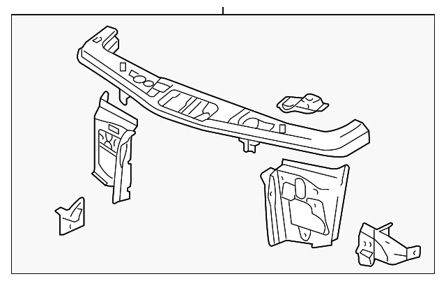 5822078J00 Деталь RADIATOR SUPPORT