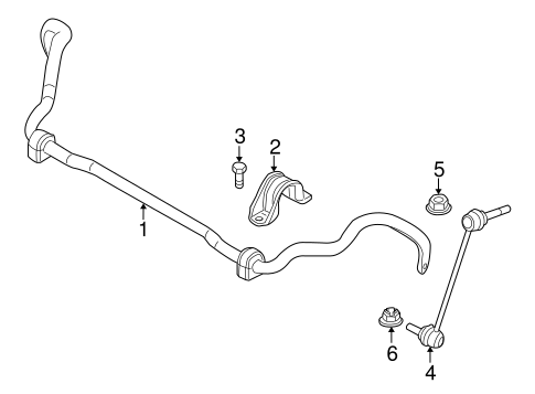 X6 STABILIZER BAR & COMPONENTS