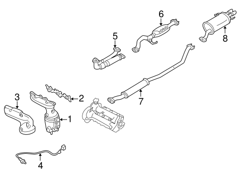 Millenia EXHAUST COMPONENTS