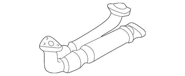 KJ01-40-500C Деталь FRONT PIPE