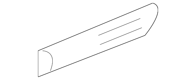 25991854 Деталь BODY SIDE MLDG, LEFT
