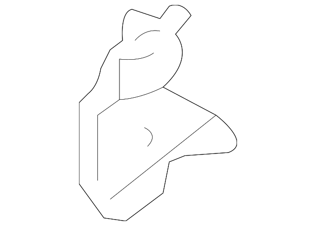 61654-21030 BRACKET, LEFT