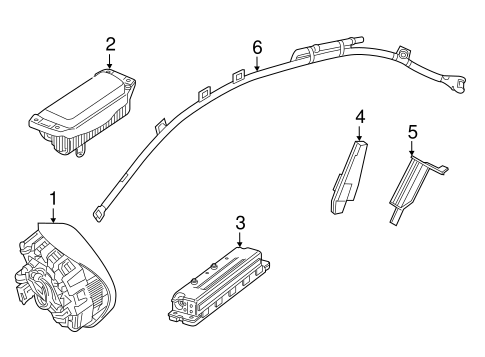C300 AIR BAG COMPONENTS 2