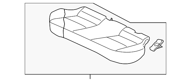 6912A077XG Деталь SEAT CUSHION