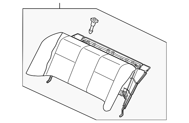 6902A654XB Деталь SEAT BACK ASSY