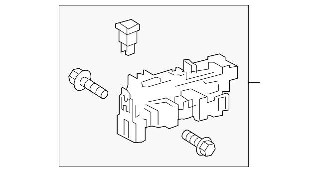 82630-42020 Деталь FUSE HOLDER, LEFT