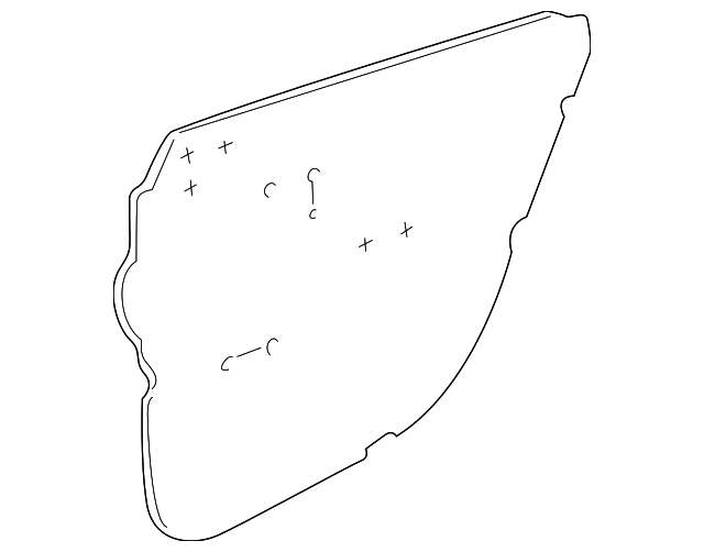 67841-47020 Деталь WATER DEFLECTOR, LEFT