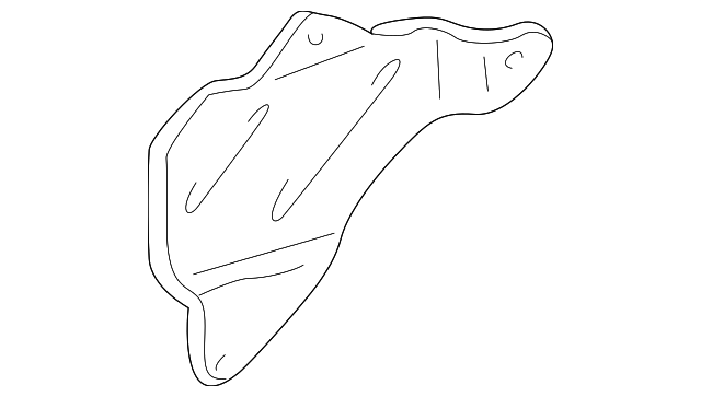 67448-47010 Деталь DOOR TRIM PANEL MOUNT BRACKET, LEFT