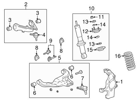 i-290 SUSPENSION COMPONENTS