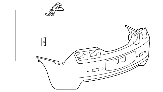 22766177 Деталь BUMPER COVER
