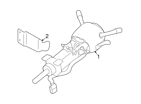 CTS STEERING COLUMN ASSEMBLY