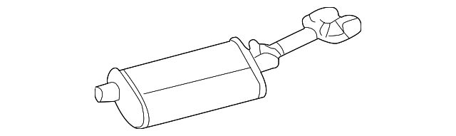 25693403 Деталь MUFFLER & PIPE, LEFT