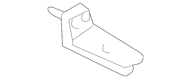 25711980 Деталь MUFFLER & PIPE BRACKET, RIGHT