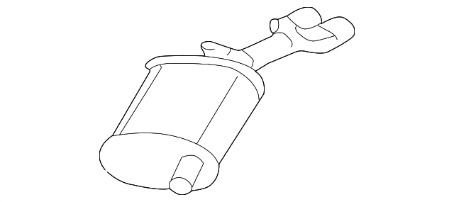 25693404 Деталь MUFFLER & PIPE, RIGHT
