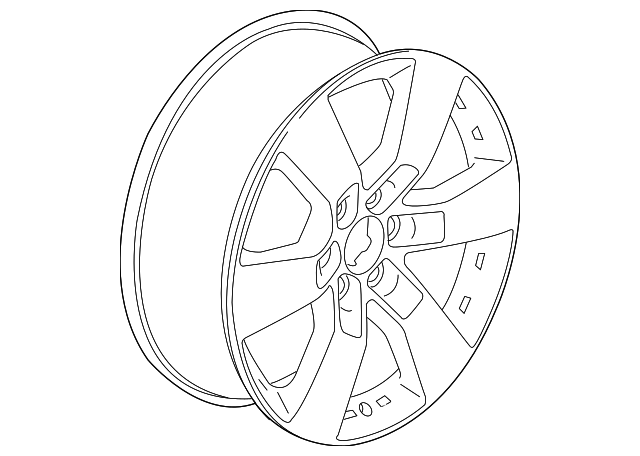 9597518 WHEEL, ALLOY